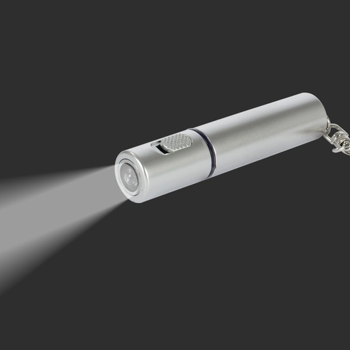 [MQP_K44_Plateado] Llavero-Linterna LED