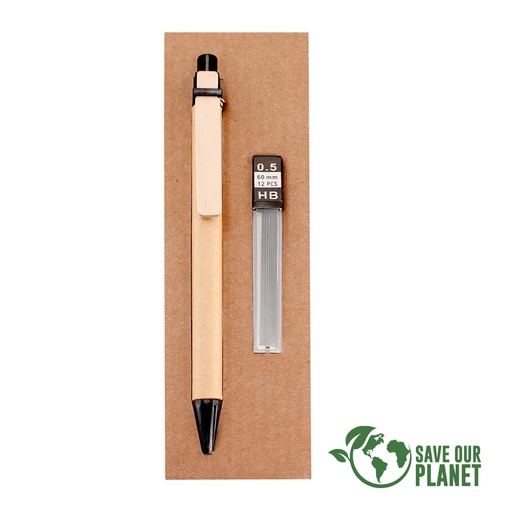 [MQP_L32_Natural] Set Portaminas Ecológico