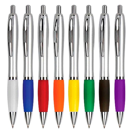 [MQP_L4_Blanco] Bolígrafo Plástico Wind Satin
