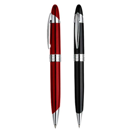 [MQP_L61_Rojo] Bolígrafo Metálico Black Pearl