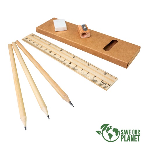 [MQP_L86_Natural] Set Escolar Ecológico