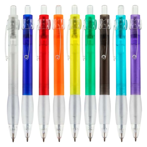 [MQP_L95_Blanco] Bolígrafo Plástico Rainbow