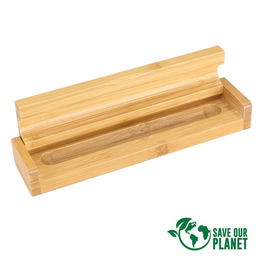 [MQP_B49_Natural] Estuche Porta-Lápiz de Bamboo