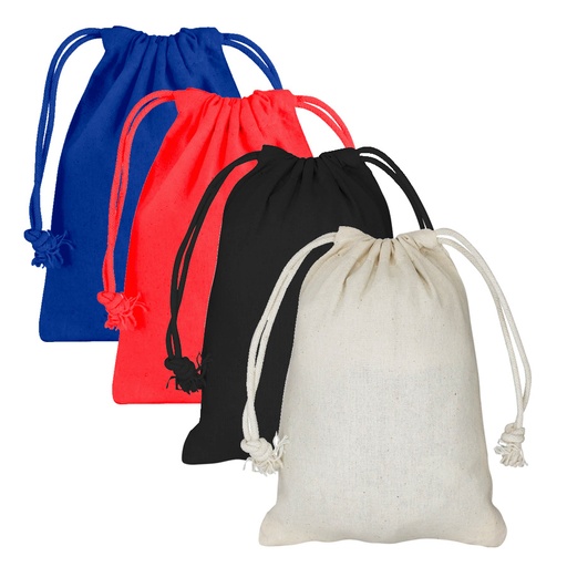 [MQP_E61_Azul] Saco 100% Algodón 120g