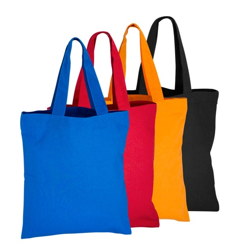 [MQP_E72_Azul] Bolsa 100% Algodón KRISHNA