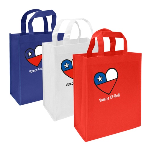 [MQP_E33_Blanco] Bolsa TNT Vamos Chile