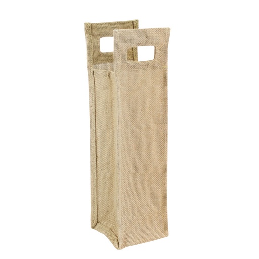 [MQP_E95_Natural] Bolsa de Yute Porta-Botella