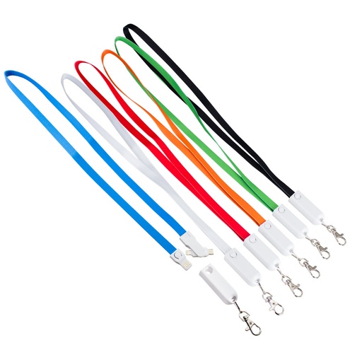 [MQP_A40_Blanco] Connect Lanyard Multicargador