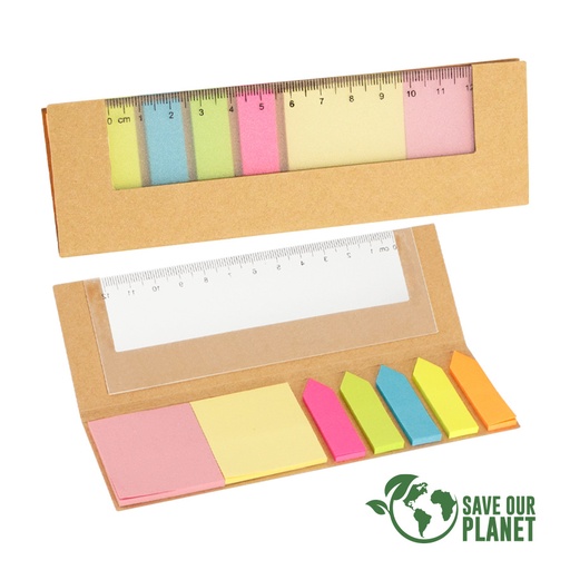 [MQP_N60_Natural] Set Ecológico con Regla