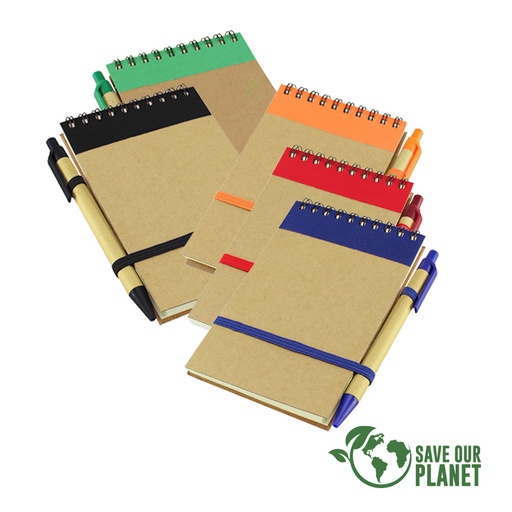 [MQP_N66_Azul] Libreta Ecológica
