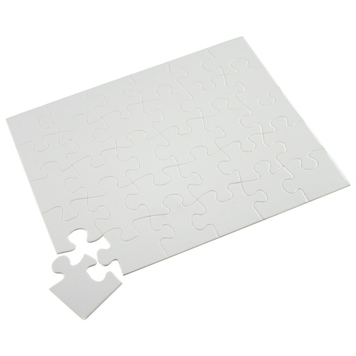 [MQP_Y91_Blanco] Puzzle 30 Piezas Grandes Sublimación