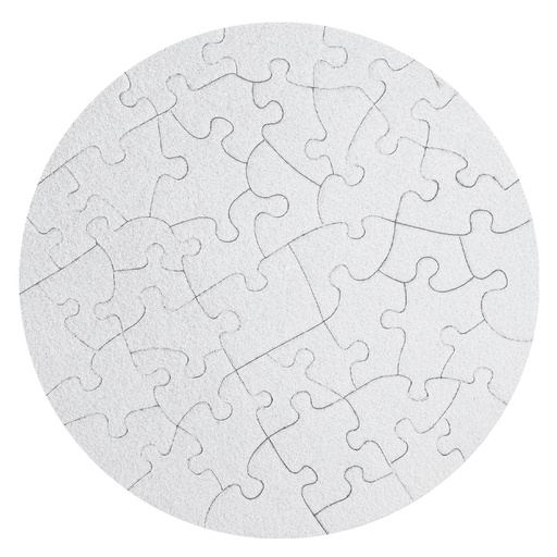 [MQP_Y92_Blanco] Puzzle Circular 41 Piezas Sublimación