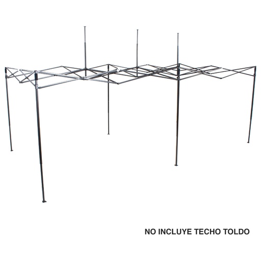 [MQP_P38_Gris Oscuro] Base toldo araña 3X6