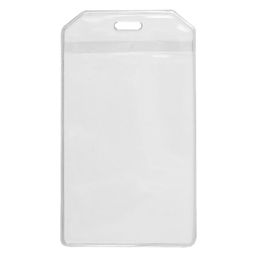 [MQP_A13_Plateado] Porta-Credencial PVC Clear