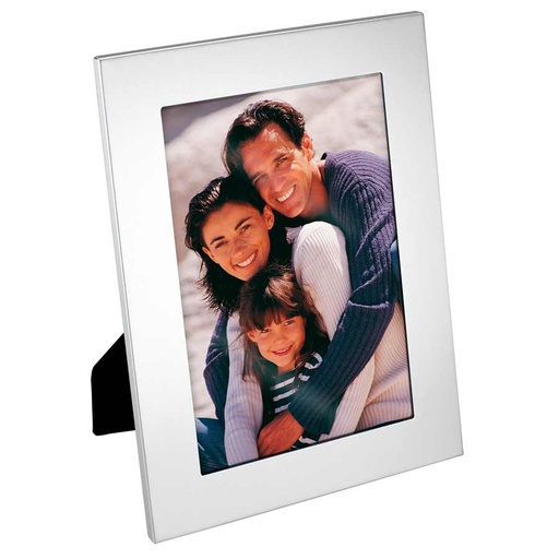 [MQP_J7_Plateado] Porta-Foto de Aluminio