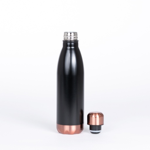 [MQP_M86_Encobrizado Metalico] Termo 1/2 L negro/encobrizado "BRISTOL" 500cc