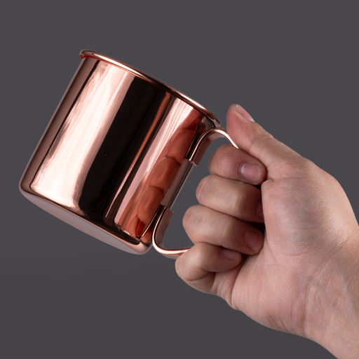 [MQP_M96_Encobrizado Metalico] Tazón metálico Encobrizado "COPPER" 1/2 L