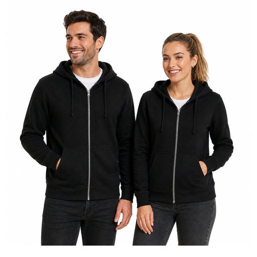 [MQA_PLNCANGCCmetalUNGXS] Polerón Canguro Cierre Metalico Vulpes Unisex