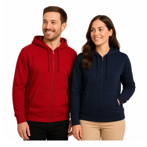[MQA_PLNCANGCCUAFXXS] Polerón Canguro Con Cierre Vulpes Unisex