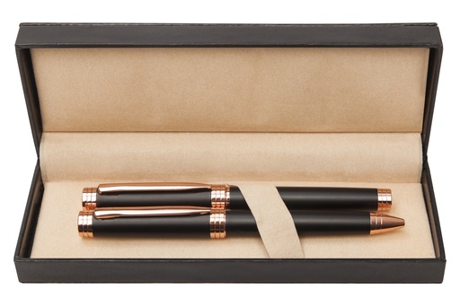 [MQC_BP262-TA_37198] Set De Boligrafo Y Roller  "Cobra" Tinta Azul