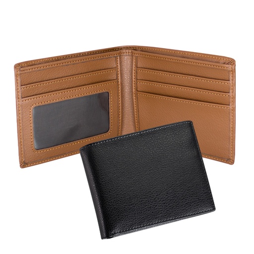 [MQP_B30_Negro] Billetera de Cuero
