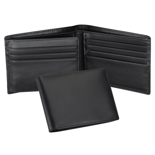 [MQP_B31_Negro] Deluxe Billetera de Cuero