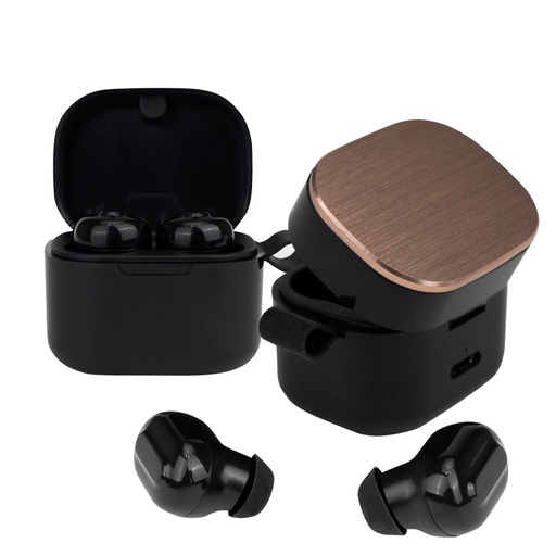 [MQP_C86_Negro] Audífonos Auriculares inalámbricos "COPPER" 5.3