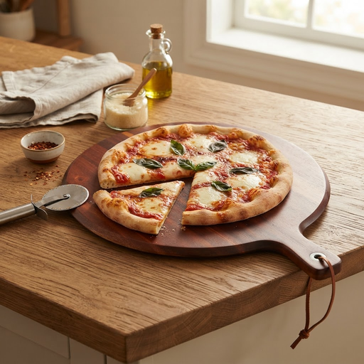 [MQP_H63_Natural] Tabla de Acacia para Pizza