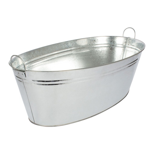 [MQP_H81_Plateado] Balde-Hielera Galvanizado Gigante de 87L
