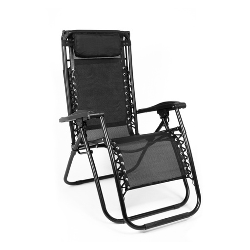 [MQP_S54_Negro] Reposera plegable con Toldo
