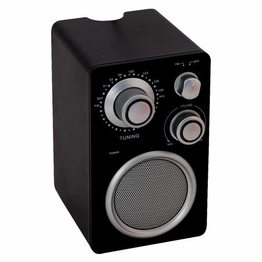 [MQP_T18_Negro] Parlante Altavoz Radio FM