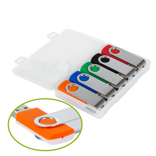 [MQP_U14_Azul] Set 5 USB Pendrive 64GB