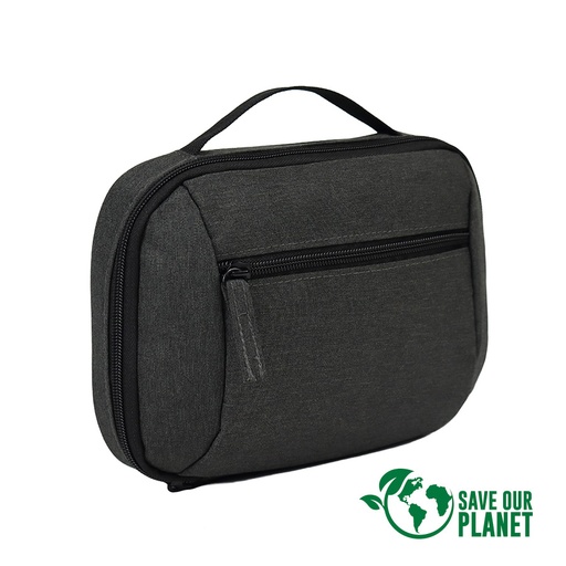 [MQP_D80_Gris] Travel Organizer grande "GROWN" en tela RPET 2L