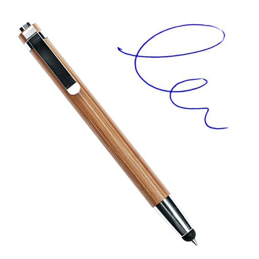 [MQI_601060004] Bolígrafo Lápiz Bamboo con Puntero Touch-screen B22