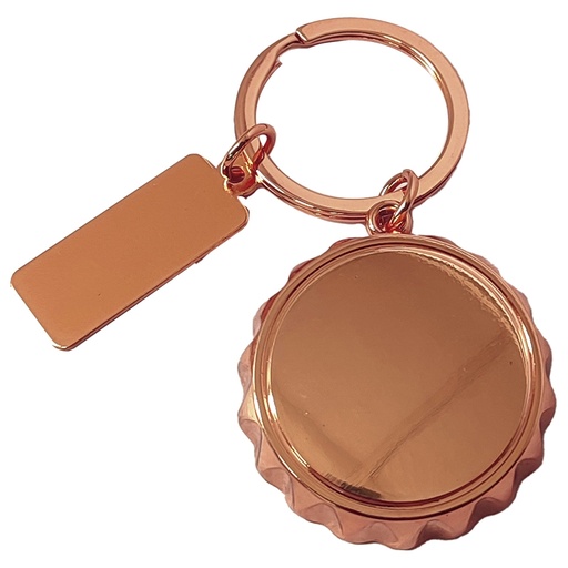 [MQI_601055384] Llavero Metálico Tapa Destapador K59 ENCOBRIZADO
