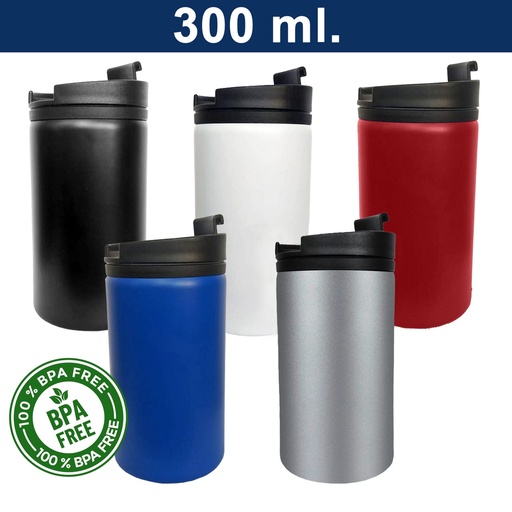 [MQI_601062855] Mug Tazón Acero Inoxidable / Plástico M14