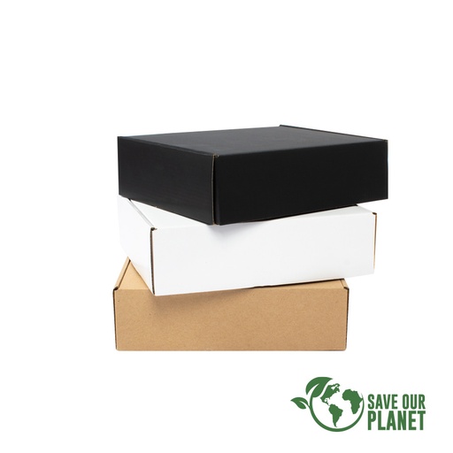 [MQP_F20_Blanco] Caja autoarmable 19x10x4 cm