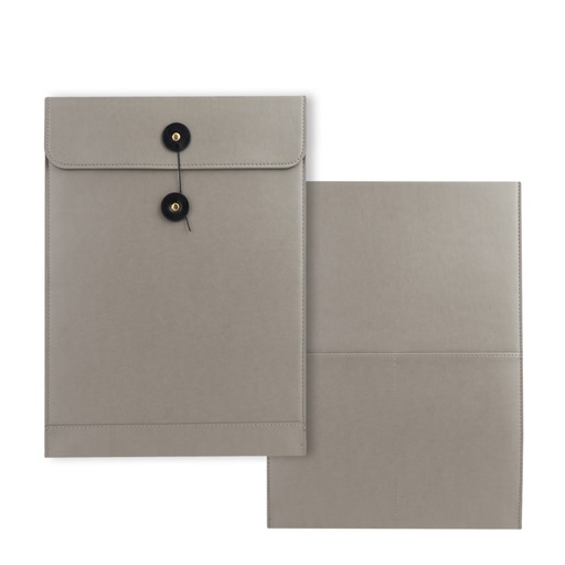 [MQP_N34_Gris] Carpeta - Funda Porta Notebook y Documentos "ANDREW"