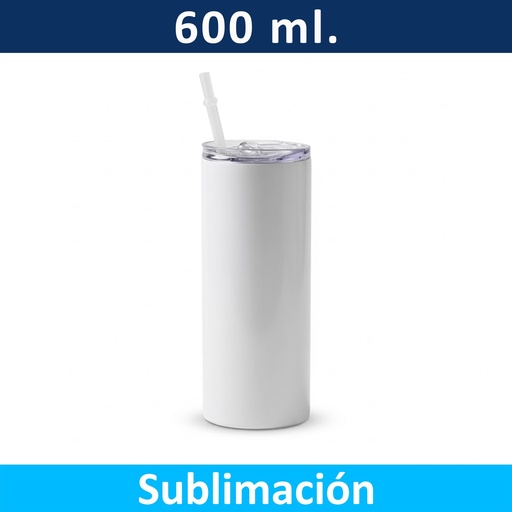 [MQI_601063487] Mug Acero Inoxidable Térmico Sublimable Skinny M157